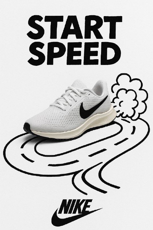 今天测了一组涂鸦+实物结合的广告海报提示词，很好玩，可以基于自己的想象和AI的帮忙实现各种概念设计