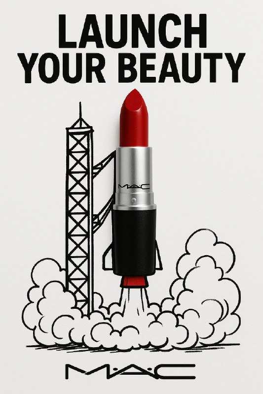 今天测了一组涂鸦+实物结合的广告海报提示词，很好玩，可以基于自己的想象和AI的帮忙实现各种概念设计