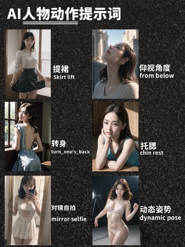 [SD提示词]SD人物动作提示词分享#AI提示词 #StableDiffusion #提示词[SD提示词]SD人物动作提示词分享#AI提示词 #StableDiffusion #提示词